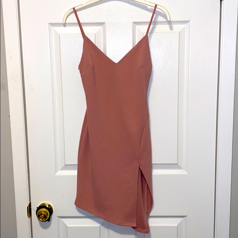 Short pink dress